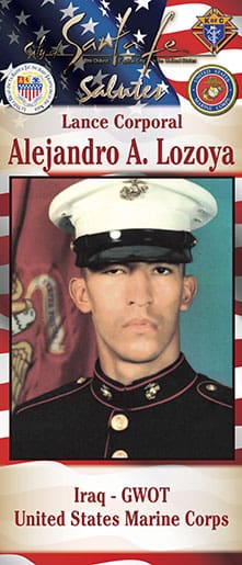 Lance Corporal Alejandro A. Lozoya