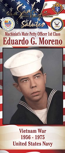 Machinist’s Mate Petty Officer 1st Class Eduardo G. Moreno