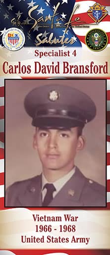Specialist 4 Carlos David Bransford