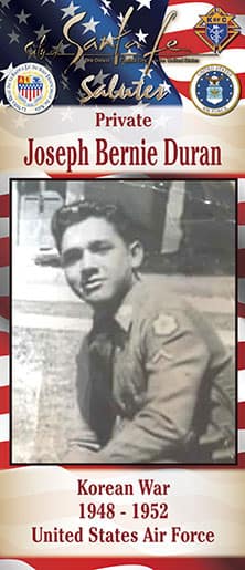 Private Joseph Bernie Duran