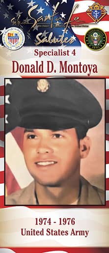 Specialist 4 Donald D. Montoya