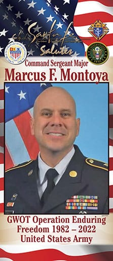 Command Sergeant Major Marcus F. Montoya