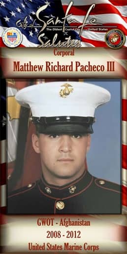 Corporal Matthew Richard Pacheco lll