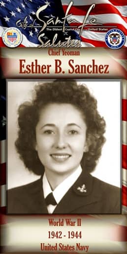 Chief Yeoman Esther B. Sanchez